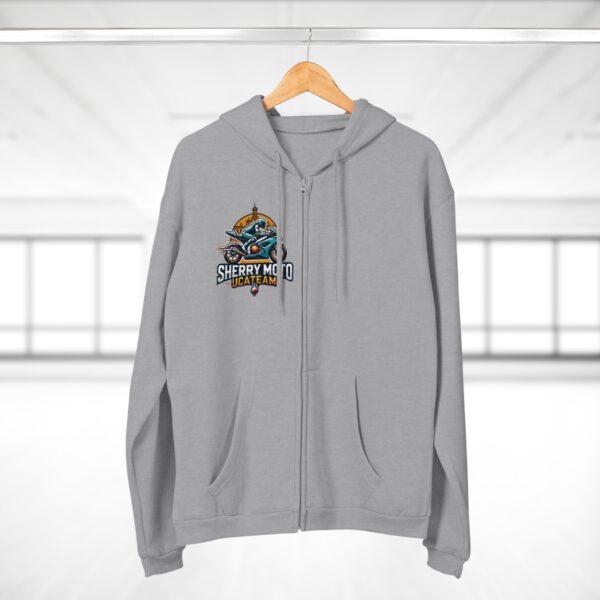 Sudadera oficial Sherry Moto UCATEAM en color gris con logotipo estampado.