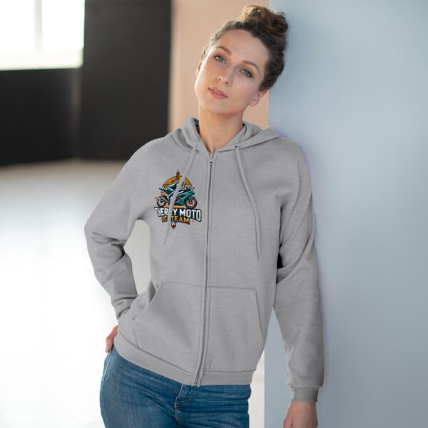 Sudadera oficial Sherry Moto UCATEAM en color gris con logotipo estampado.